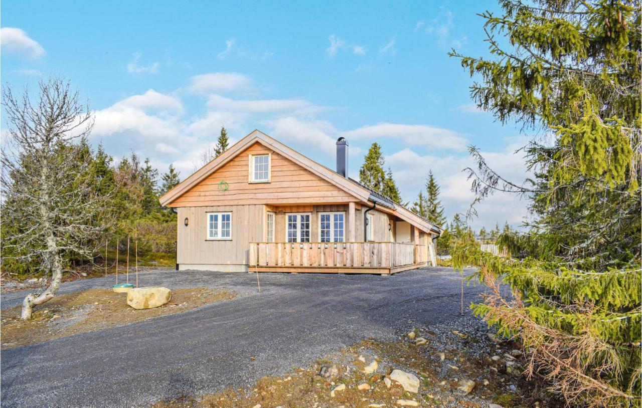 Lovely Home In Sjusjoen With Kitchen Exterior photo